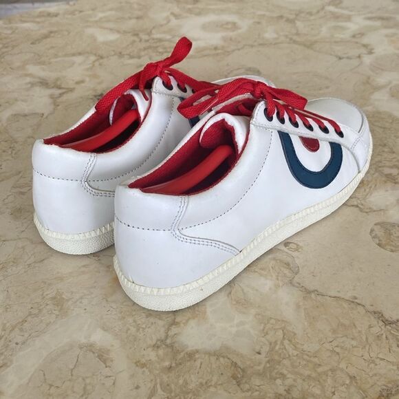 Underground England Leather Red White & Blue Unisex Sneakers RARE - Picture 7 of 13